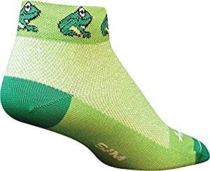 Socks - SockGuy - Classic Women 1" Froggie Ladies Cycling/Running NEW