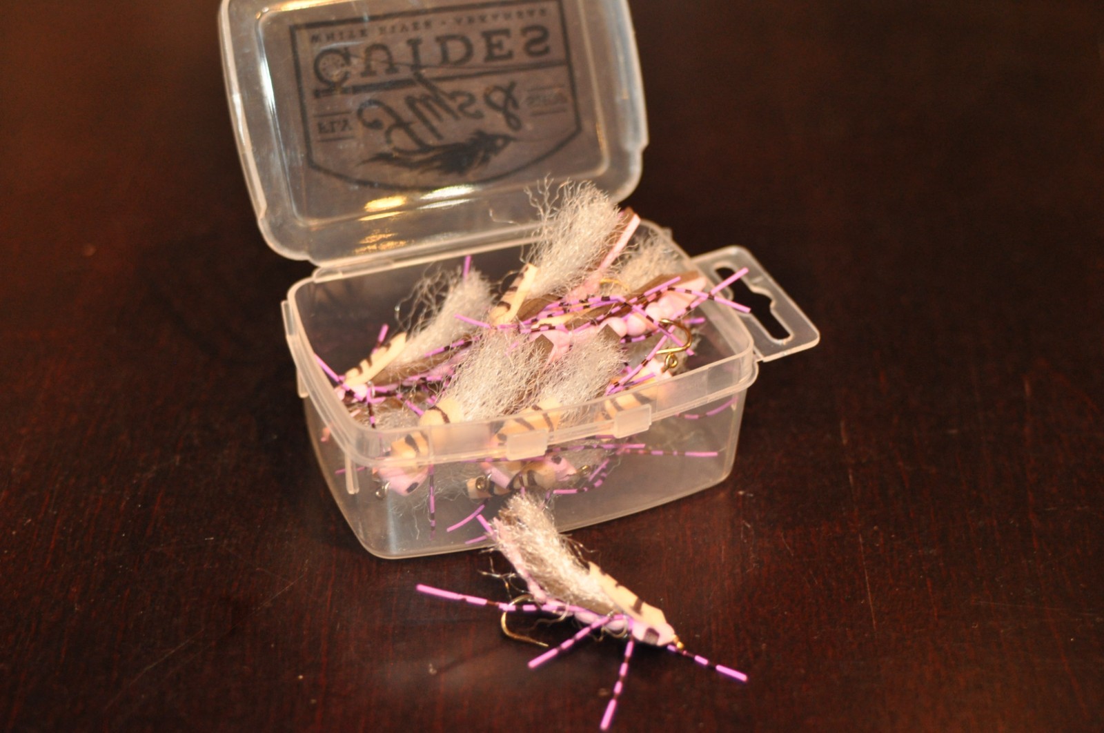 Pookie Style Chubby Hopper Pink Brown Tan Size 6 Qty 12 Dry Flies