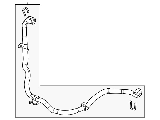Genuine GM Coolant Hose 86598089
