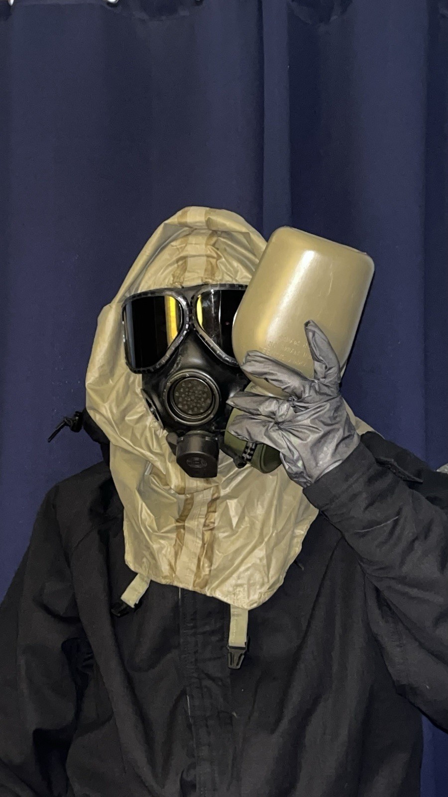 US Military MOPP Chemical Protective Suit Saratoga CBRN Darth Vader Tie Fighter