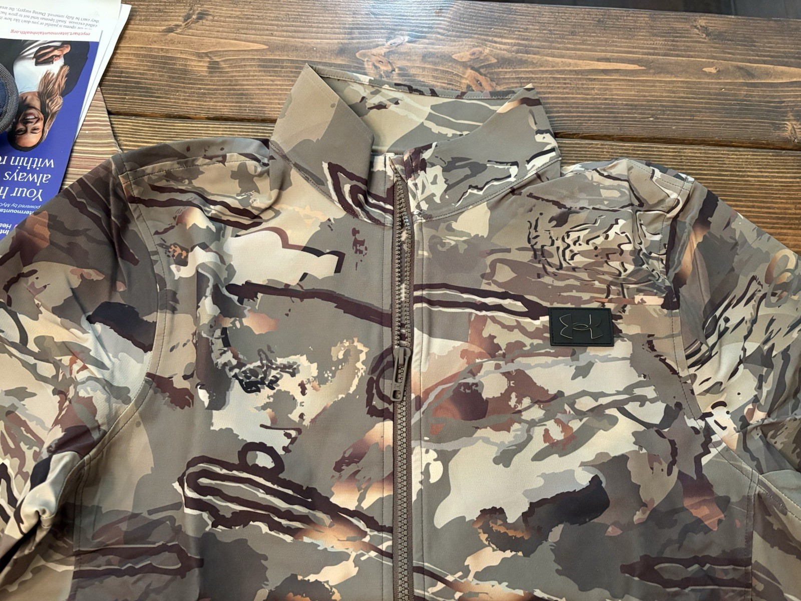 NEW Under Armour UA Hardwoods Graphic Camo Hunting Jacket M Medium