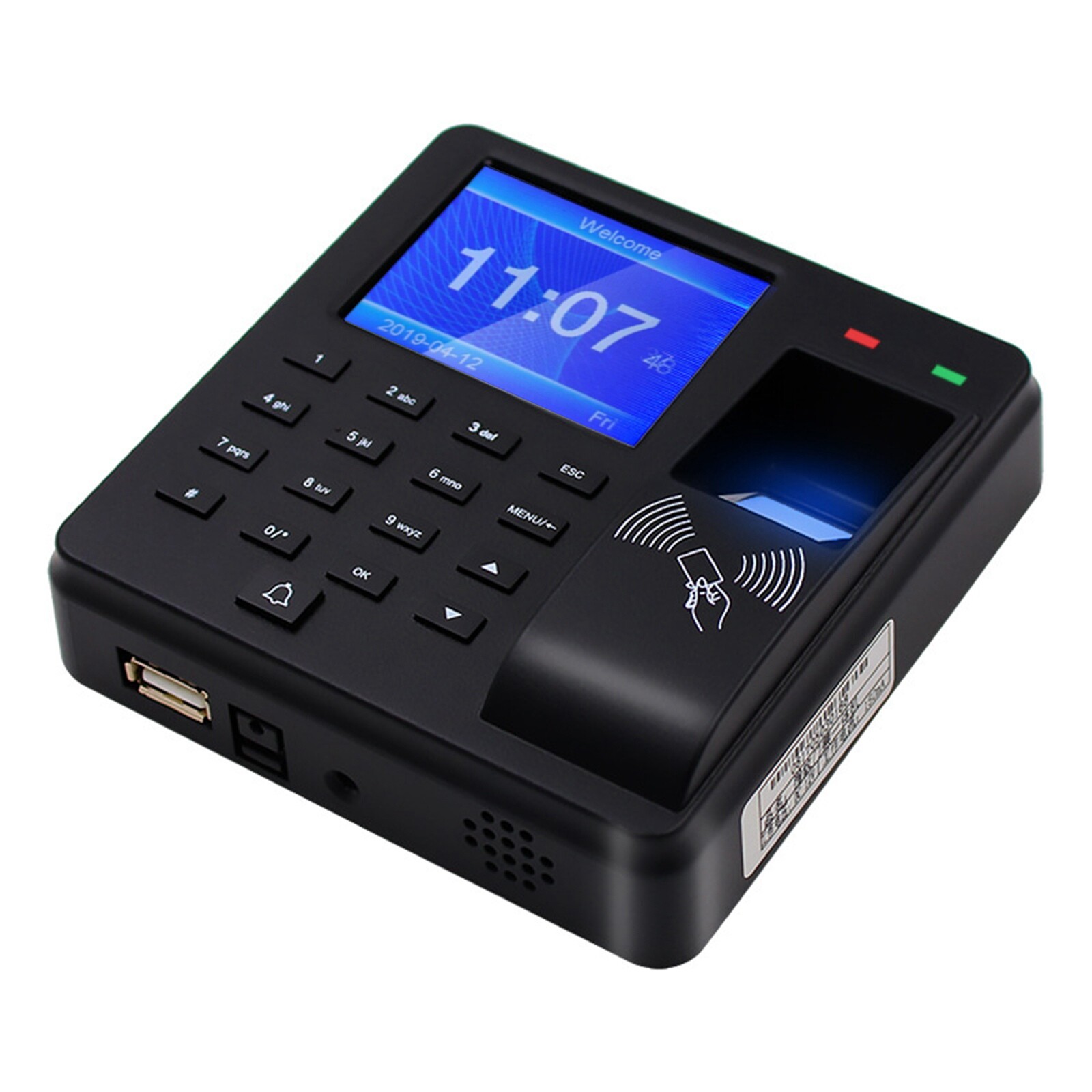 Office Biometric Fingerprint Checking-in Attendance Machine Employee Time Clock