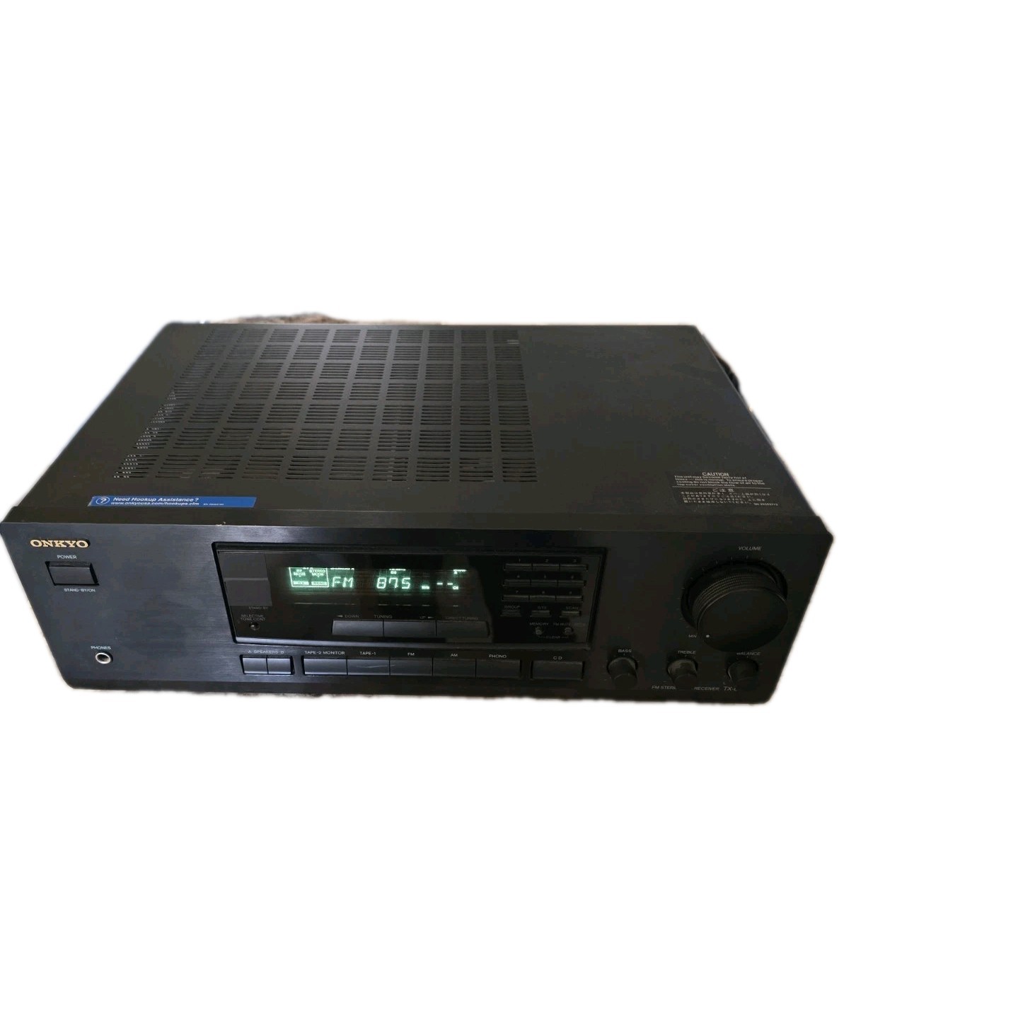Onkyo TX 8211 AM/FM Tuner Home Theater/Stereo Receiver TESTED