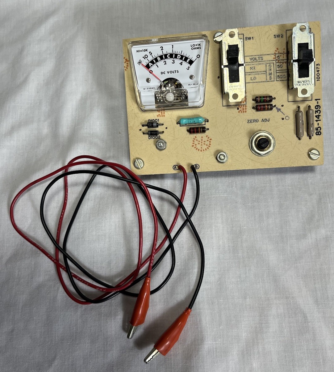 Heathkit Rare Trouble Shooter Volt Ohm Meter 5 50 500 Circuit Board Version