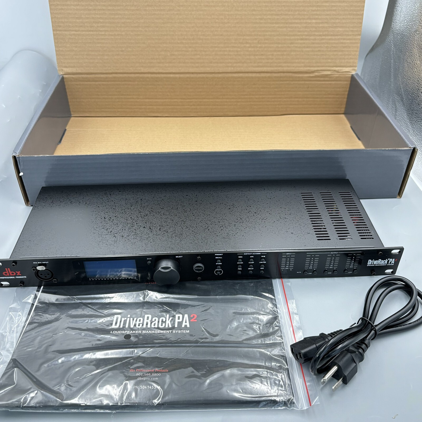 New DBX DriveRack PA2 Complete Loudspeaker Management SystemPA2 US Delivery Fast