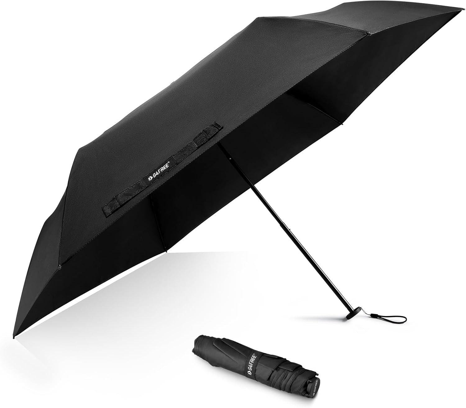 43 Inch Mini Travel Umbrella Compact Ultralight UPF 50+ UV Protection Carbon Fib