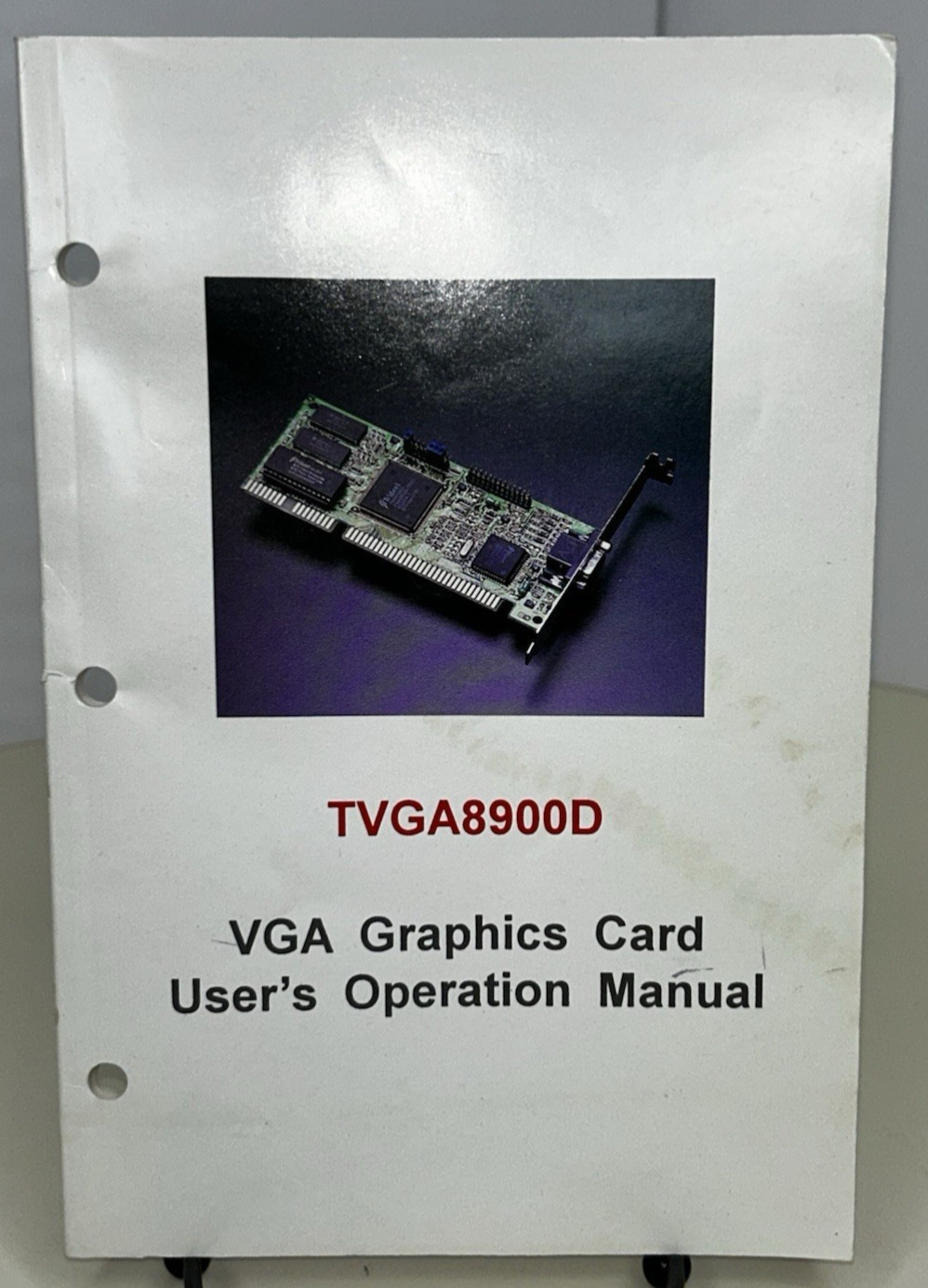 TVGA8900D Original VGA Graphics Card User's Operation Manual ONLY - BOOKLET ONLY
