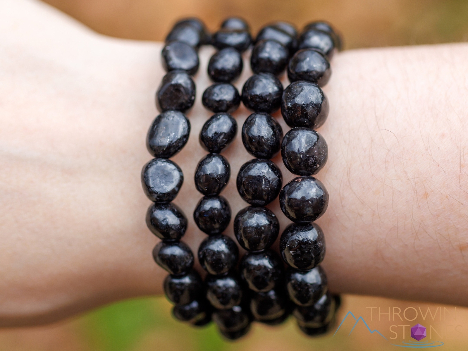 COPPERNITE Crystal Bracelet - Tumbled Beads - Beaded Handmade Jewelry, E1210