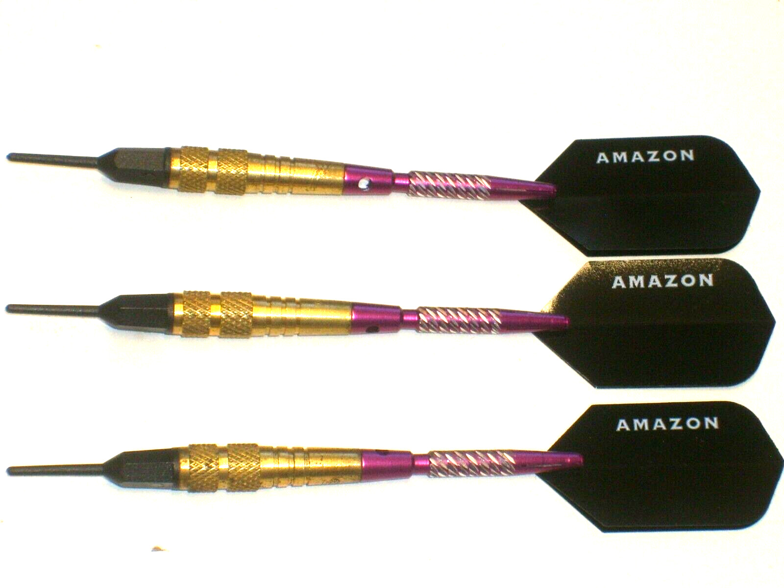 Soft Tip Darts, New 1/4" 8 Gram Brass with Alum Shafts, N.O.S.#3859
