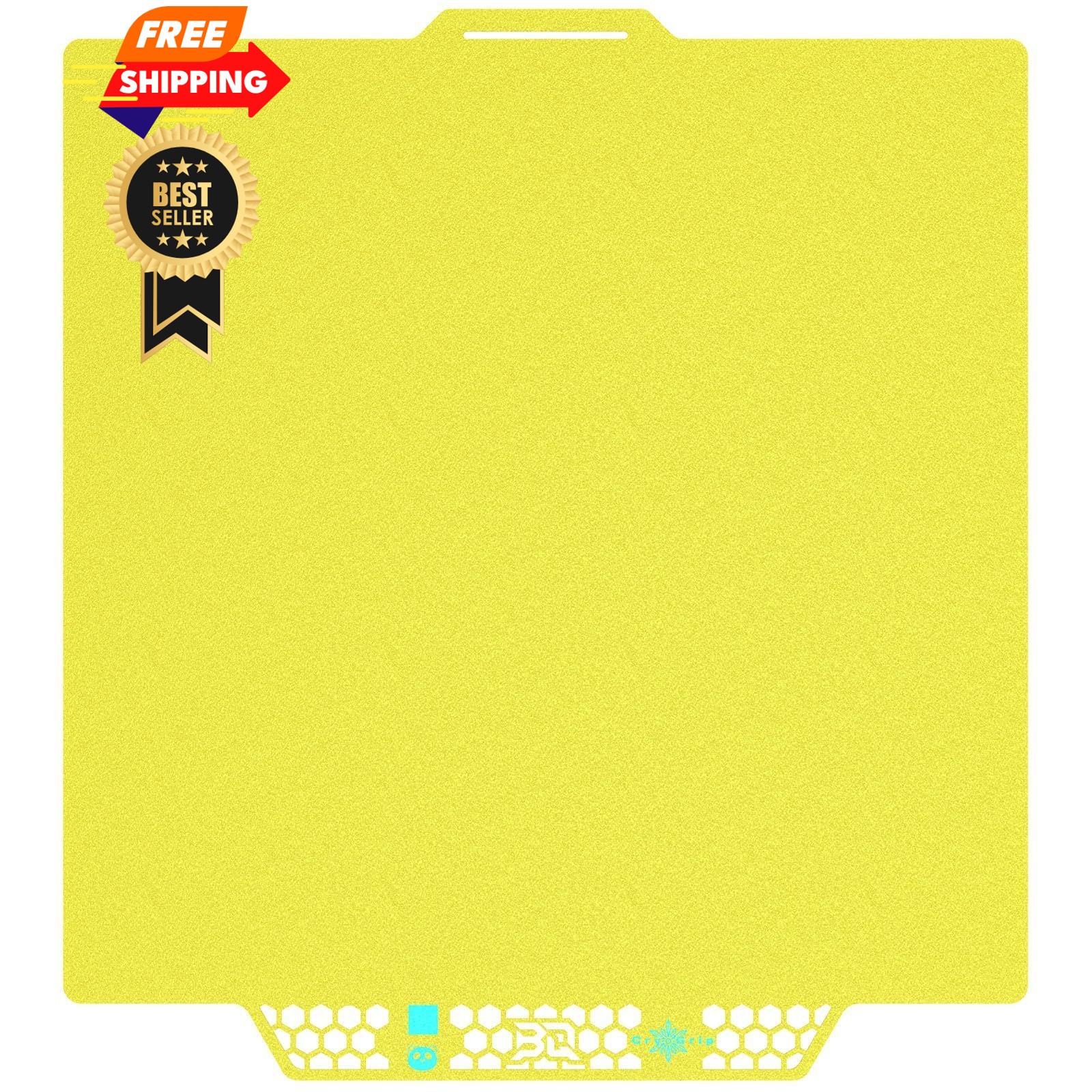 BIQU CryoGrip Pro Glacier Build Plate for Bambu-Lab 257*257MM, Glacier-Yellow