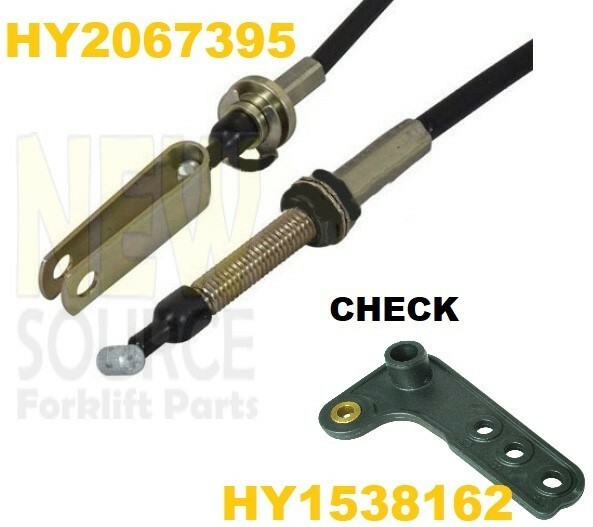 2067395 FOR HYSTER  580048454 FOR YALE CABLE ACCELERATOR FOR FE F2 GM 2.4L