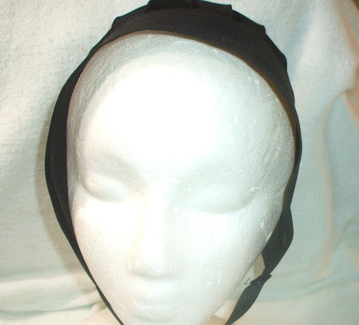 AMISH BLACK BONNET PRAYER KAPP CAP COVERING PLAY HALLOWEEN COSTUME Teen/ Child