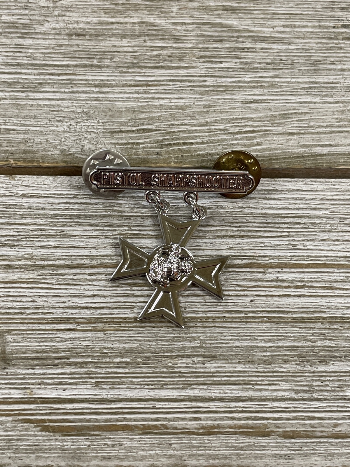 USMC Pistol Sharpshooter Award Pin