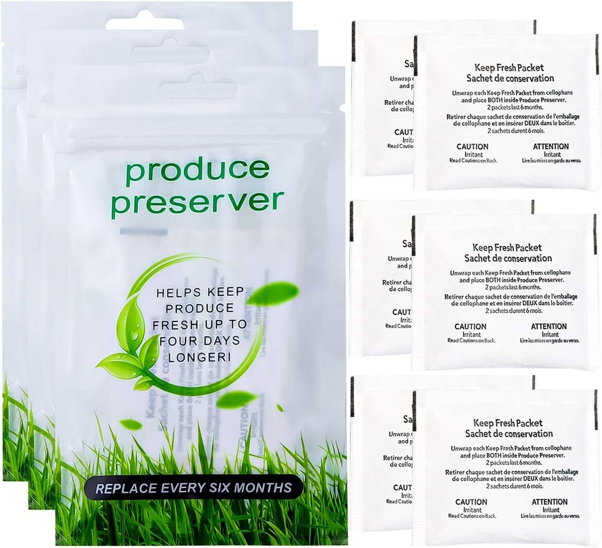 3Pack Natural Filters W10346771A Fresh Flow Produce Preserver Refrigerator