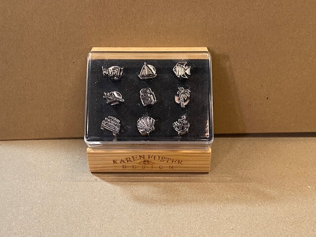 Karen Foster Embossing Tip Set, Vacation, Travel Use with Clikit