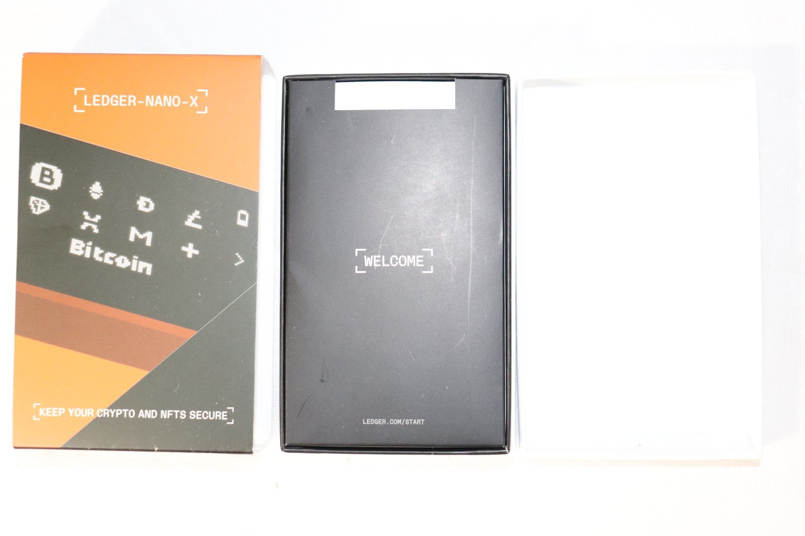 Ledger Nano X Crypto Hardware Wallet Bluetooth USB Black Open Box