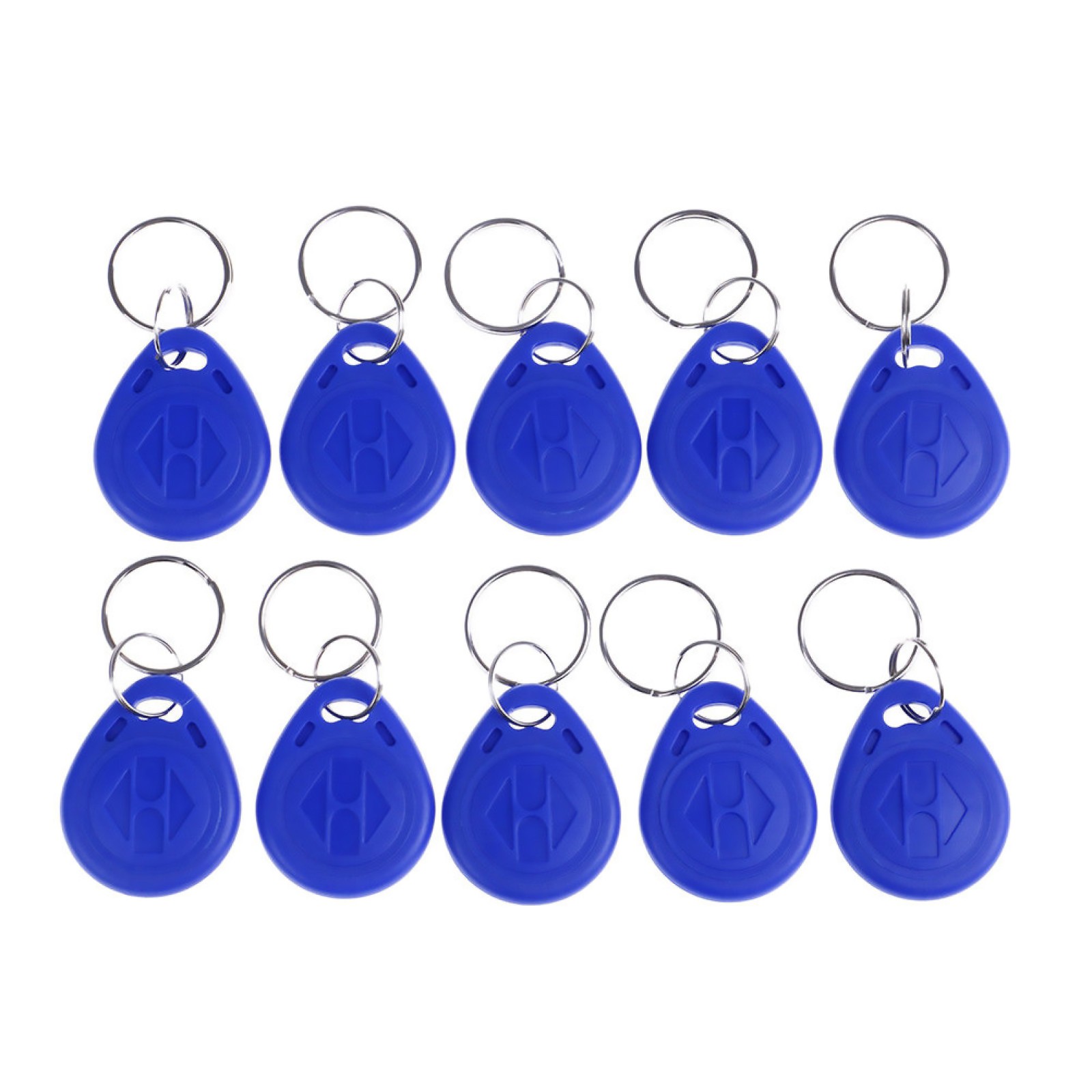 10Pack TK4100 keychains 125KHZ RFID proximity id card token tags key fobs