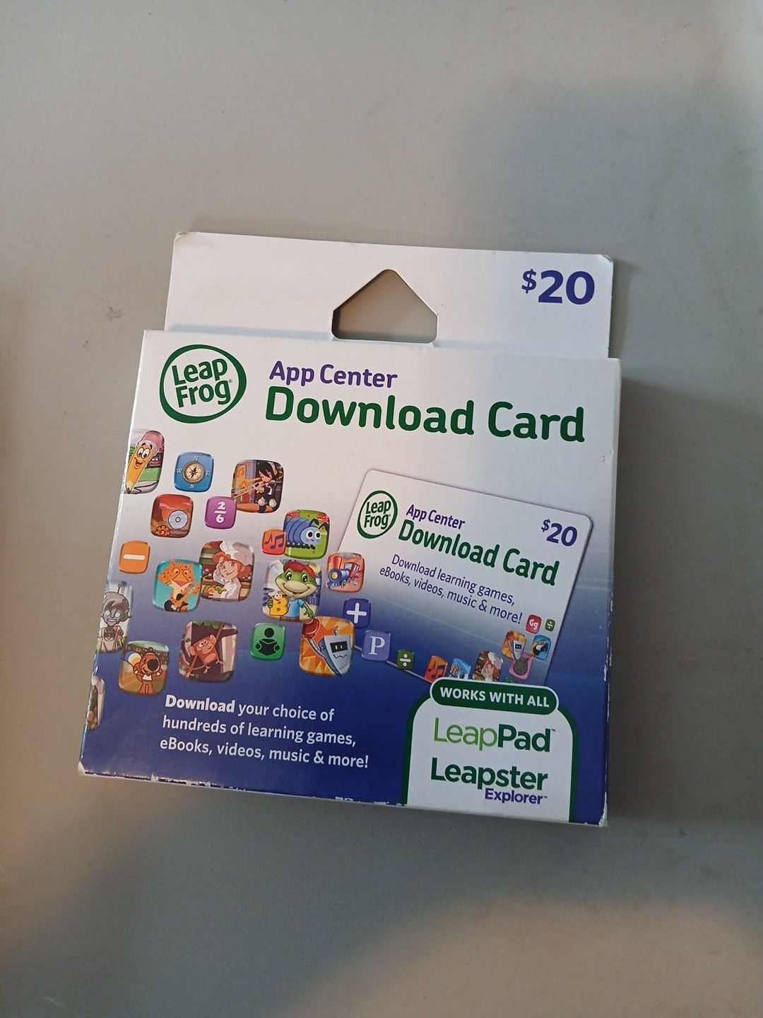LeapFrog Digital Download Card Learning eBook Audio Book Video Music FREE SHIP!