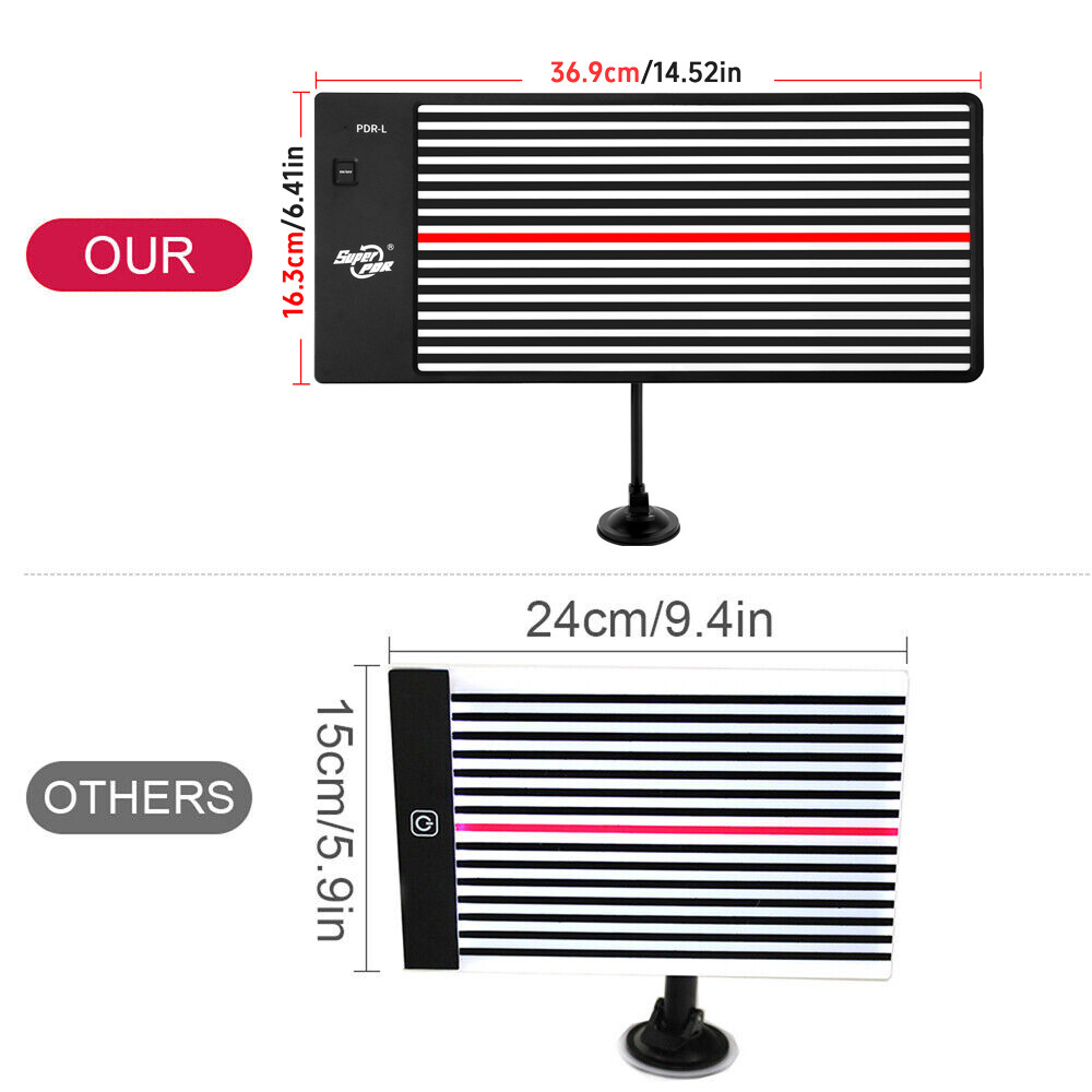 LED Line Board Checking Reflector Lamp Paintless Dent Removal Repair Tool Kit