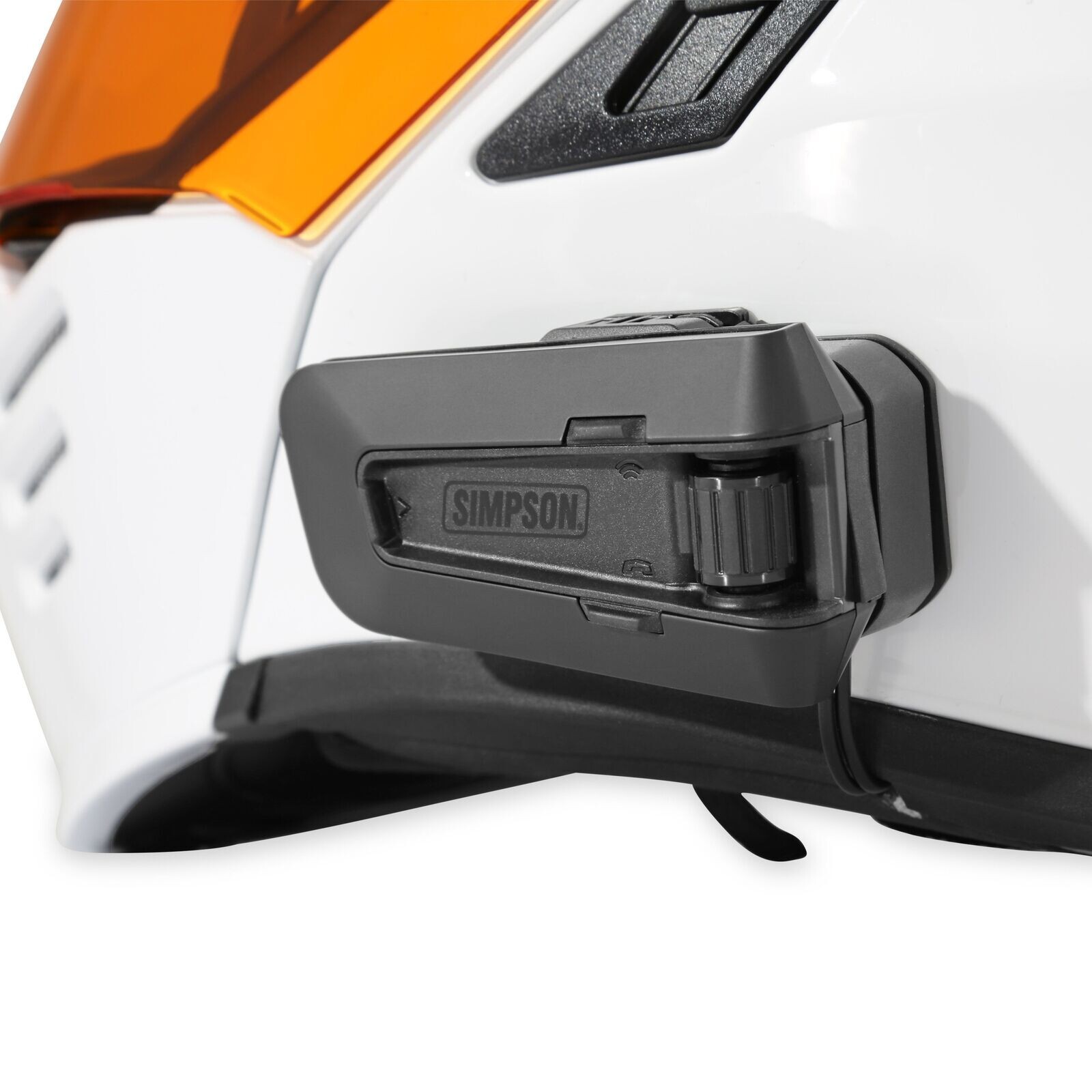 Simpson Cardo Packtalk Edge Motorcycle Bluetooth Intercom Universal For all HJC