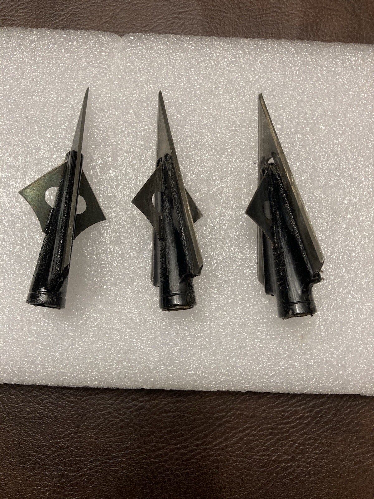 3 Vintage Colt Firearms Hilbre Broadhead 125 With Bleeders Sharp Ready To Hunt
