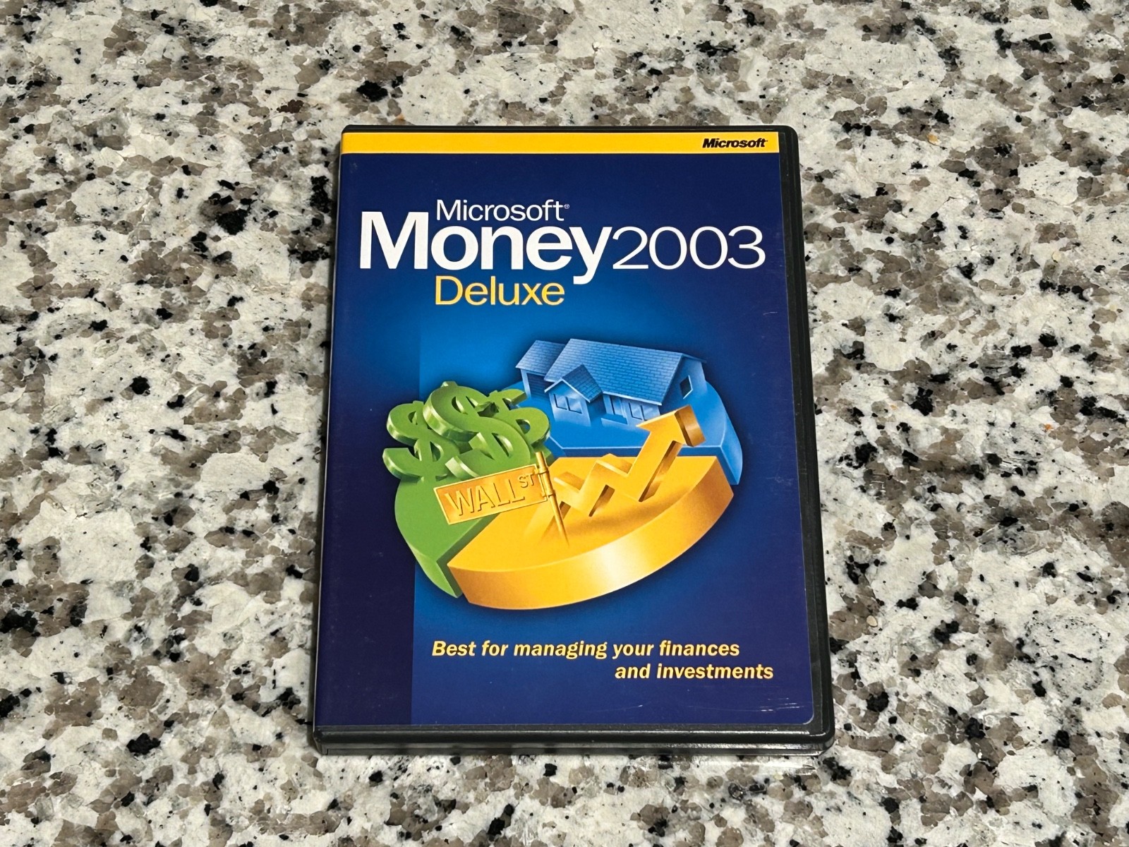 Microsoft Money 2003 Deluxe Finance Management Software CD /w Product Key