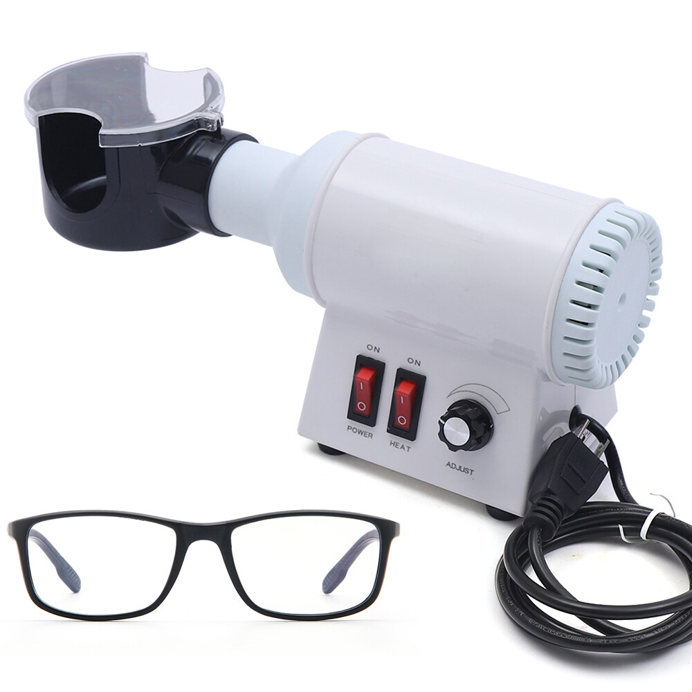Hot Air Optical Eyeglasses Frame Warmer Frame Heater Temperature Adjustable 110V