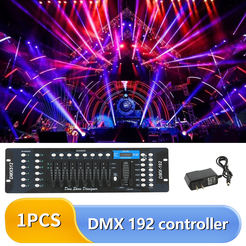 DMX 512 192 Channel Operator Console Controller For Stage DJ Party Lighting