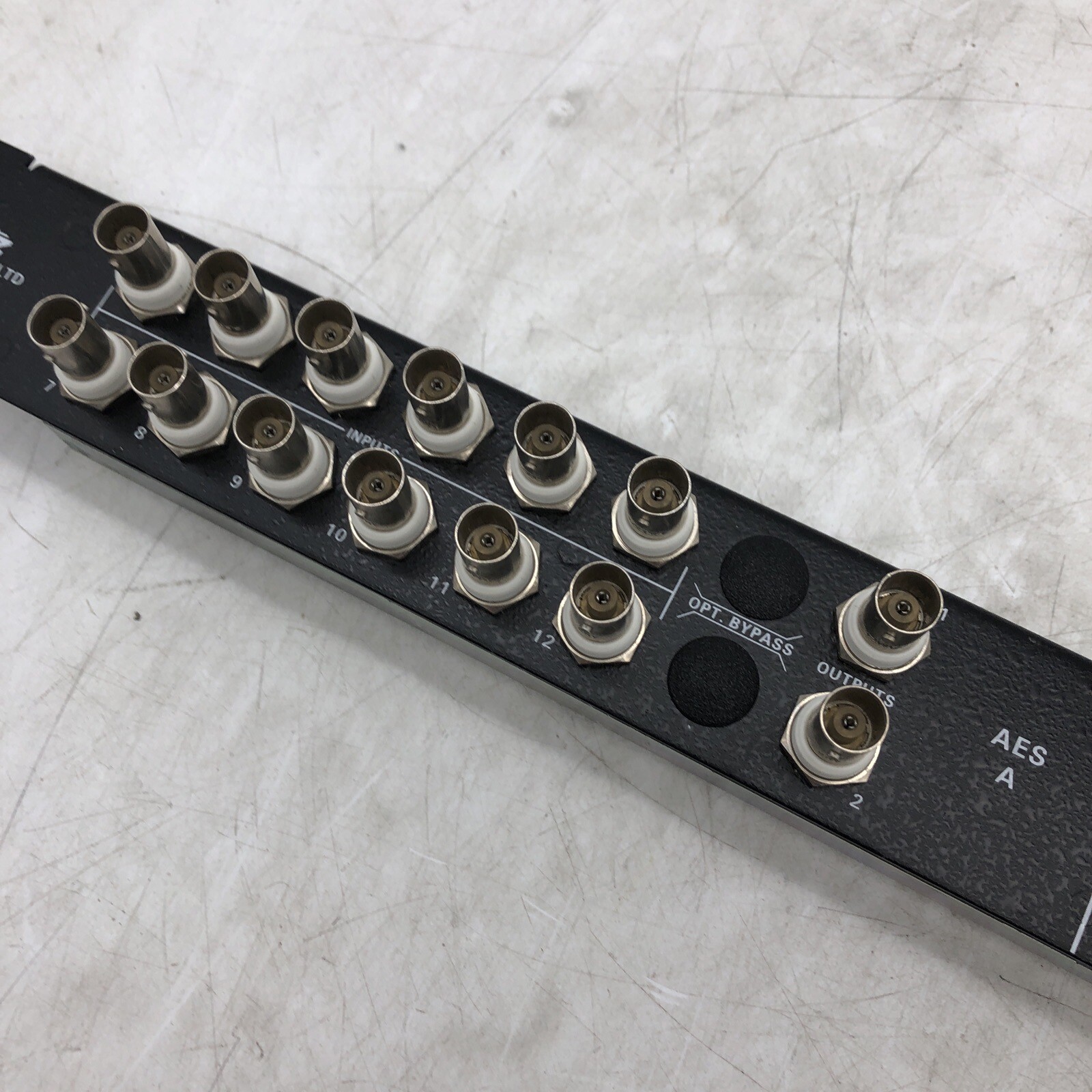 Evertz Micro Systems Model # X1202ABO AES Breakout Panel UNTESTED READ