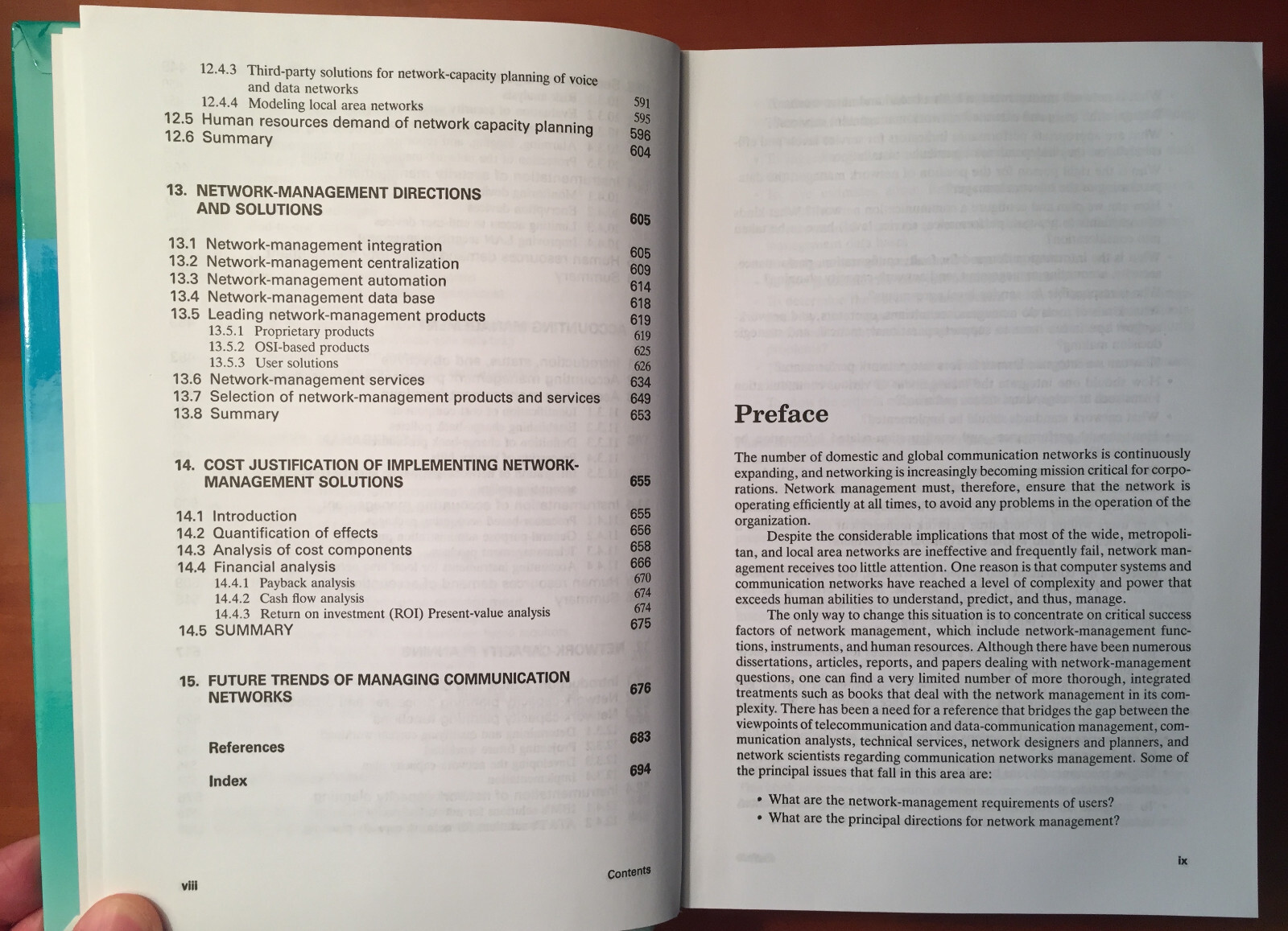 Book = Communication Networks Management Second 2nd Edition = Kornel Terplan