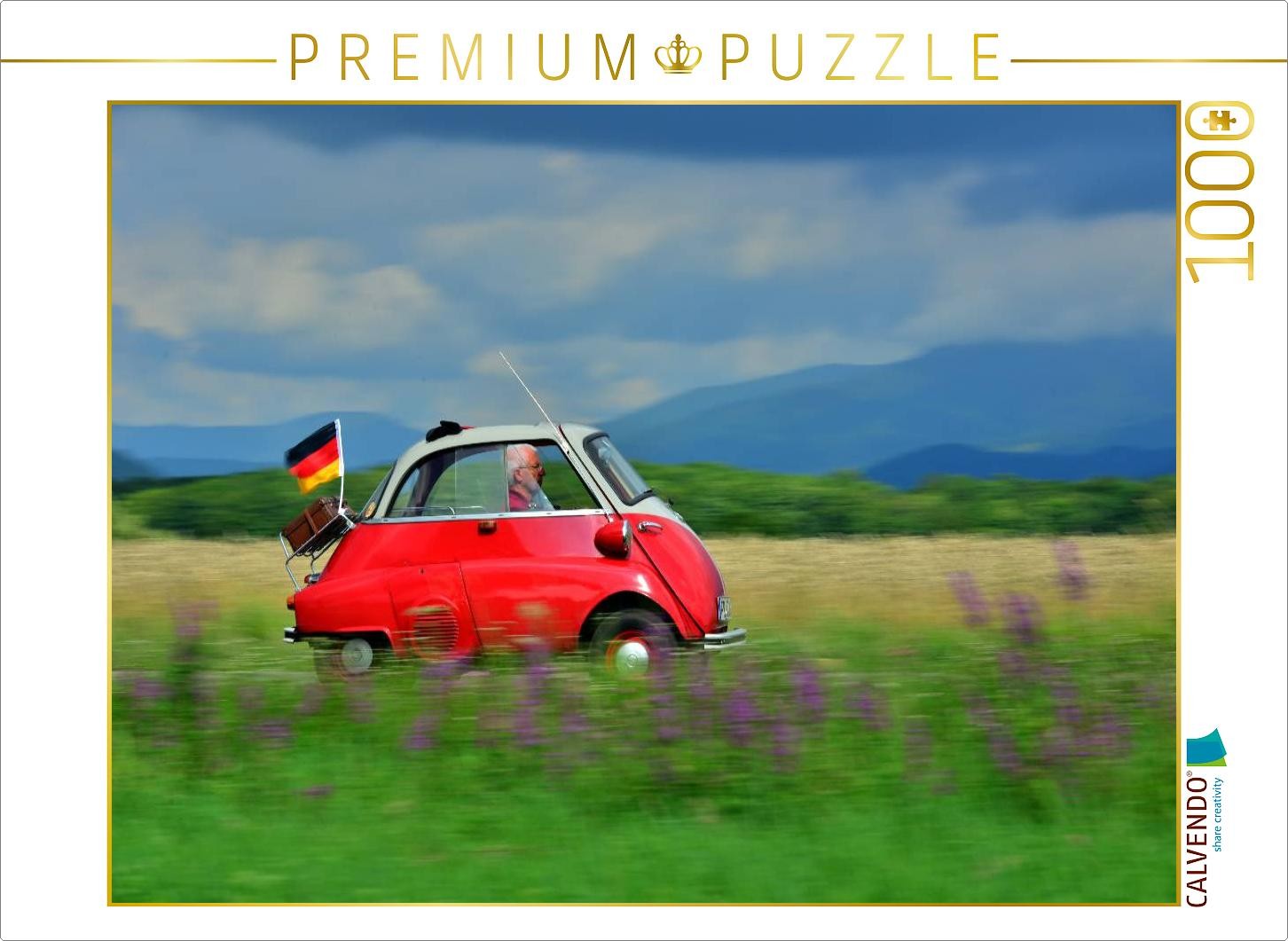 CALVENDO Puzzle Ein Motiv aus dem Kalender BMW Isetta - Die Knutschkugel | 1000