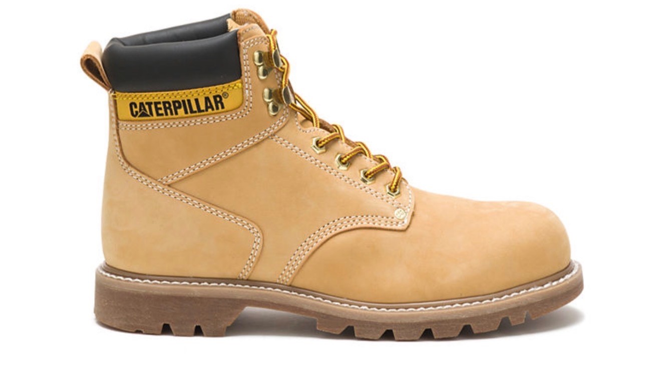 Caterpillar Men's Second Shift Steel Toe Work Boot P89162 Honey Boots Medium Cat