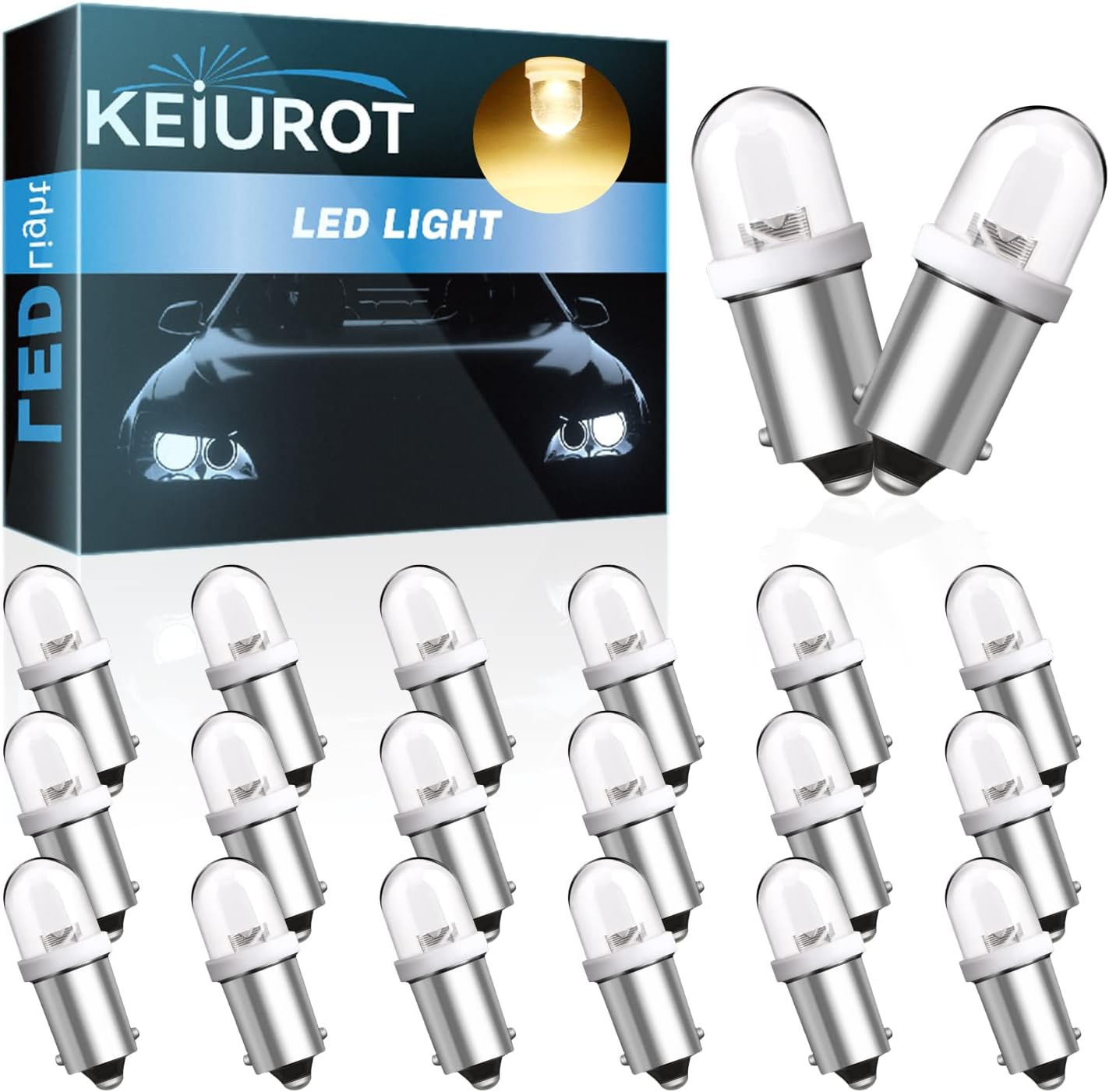 Pinball Led Bulbs 6v Warm White BA9S 44 47 755 756 Replacement Lamps 20 Pack
