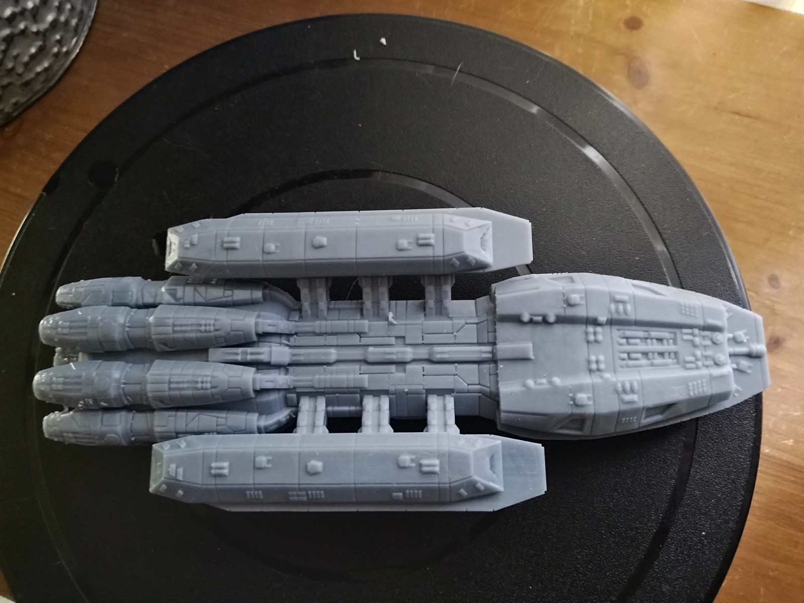 Battlestar Pegasus 3D Resin Print 8.75 " In Length