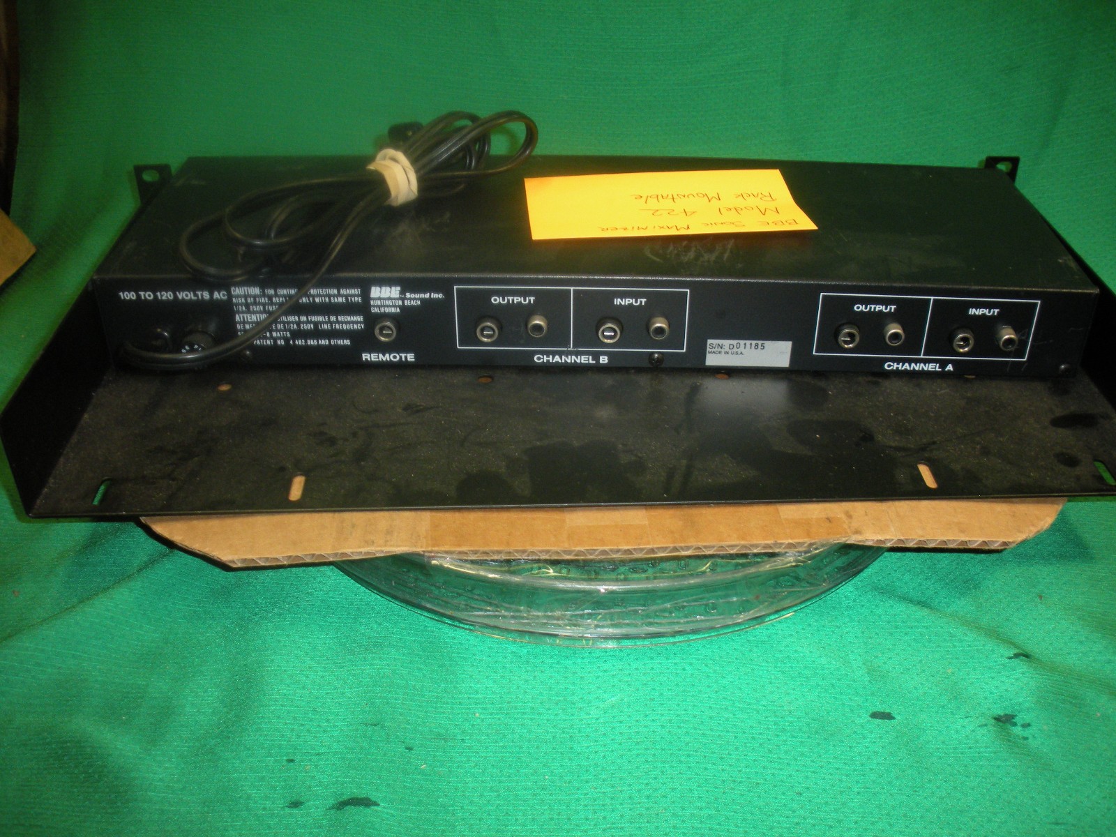 BBE Sonic Maximizer Model 422 Rack Mountable
