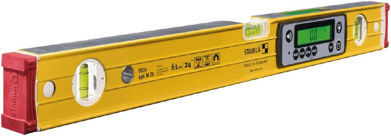 24" IP67 Magnetic Digital Level with Case - Durable & Accurate Tool
