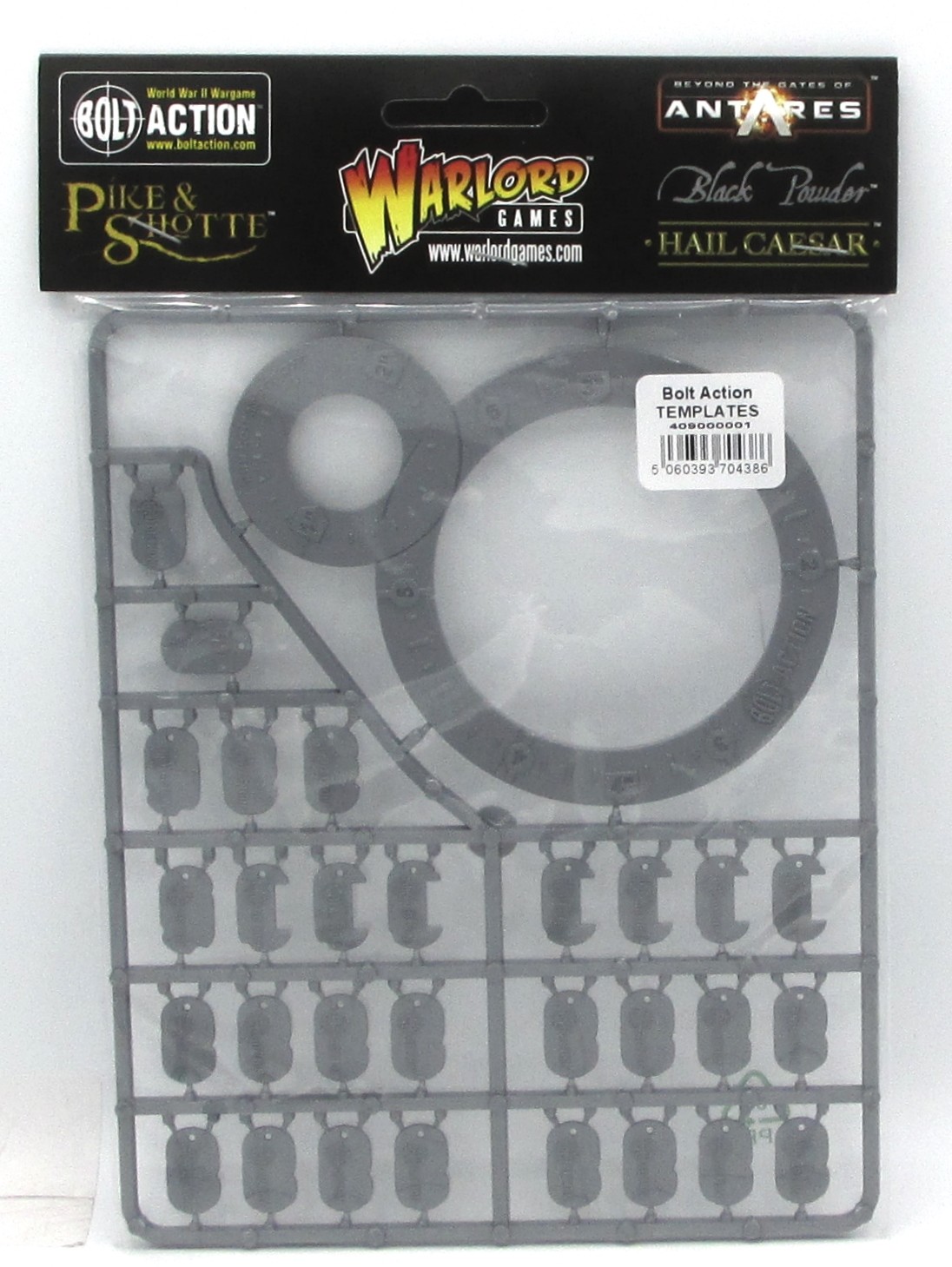 Bolt Action 2nd Edition 409000001 Templates Set Tokens Warlord Games Accessories