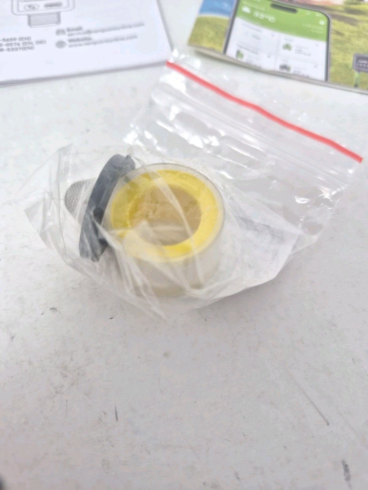 RainPoint Water Flow Meter , Screen-Flip Water Meter ICS018 - Open Box