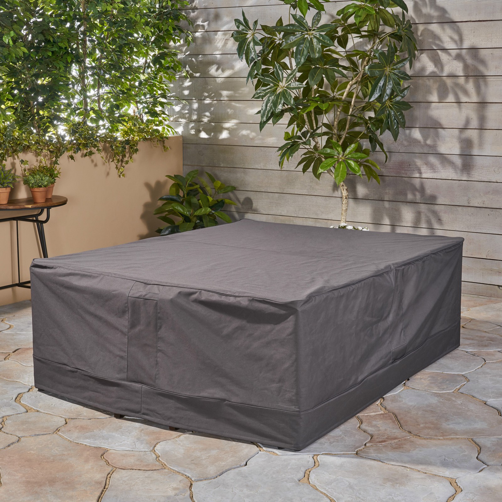 Chat Set Cover Waterproof Dustproof Fit Outdoor Chat Set Grey Unbranded
