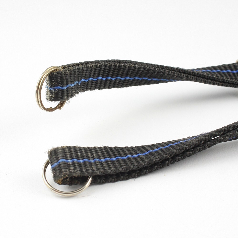 Nifco Padded Black/Blue Nylon/Suede - Camera Neck Strap w/Quick Release