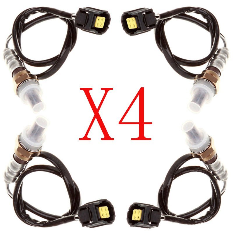 4X O2 Oxygen Sensor 02 Upstream Downstream for 01-18 Jeep Wrangler V6 3.6L 3.8L