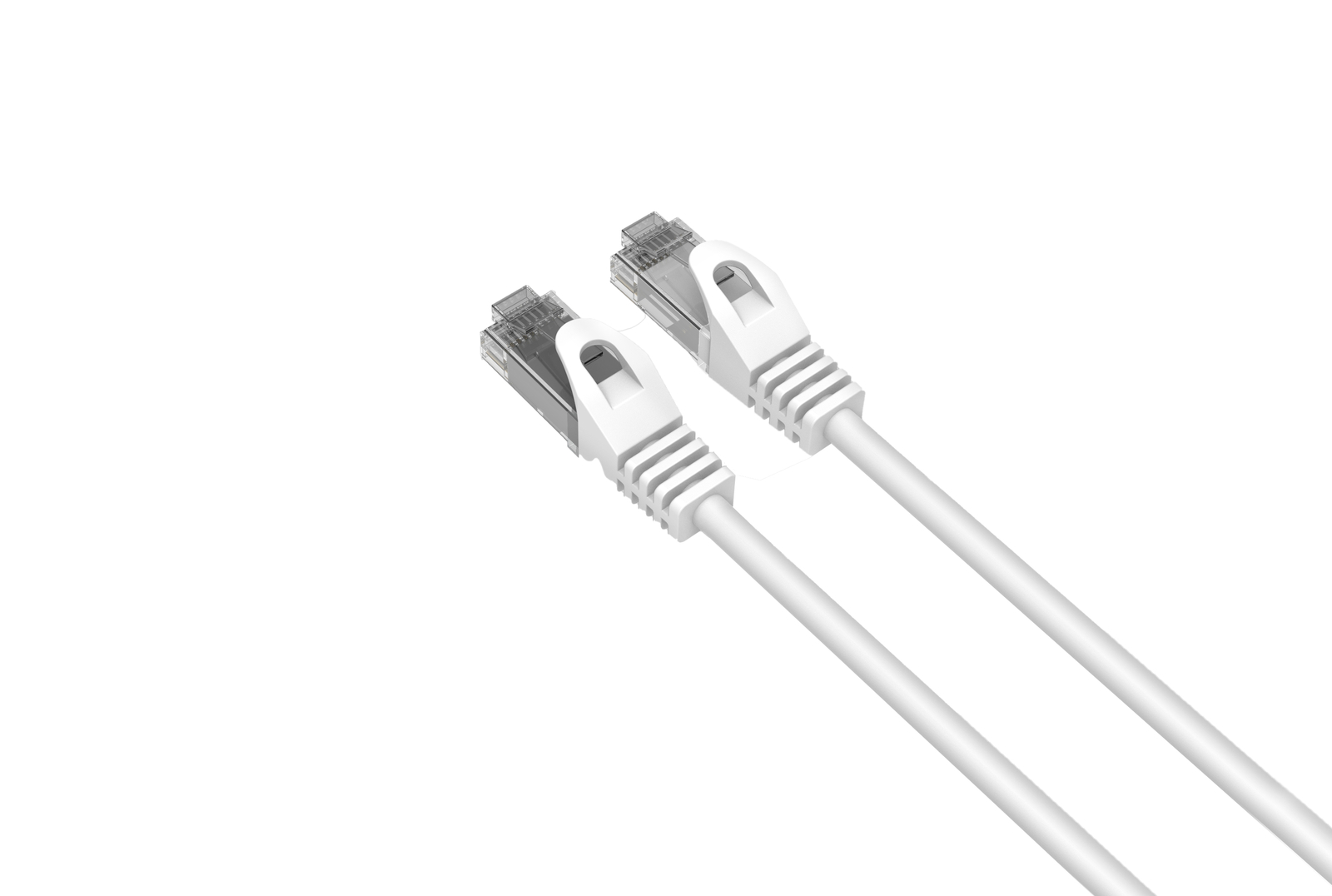 CAT6 Slim Ethernet Patch Cable White 1FT