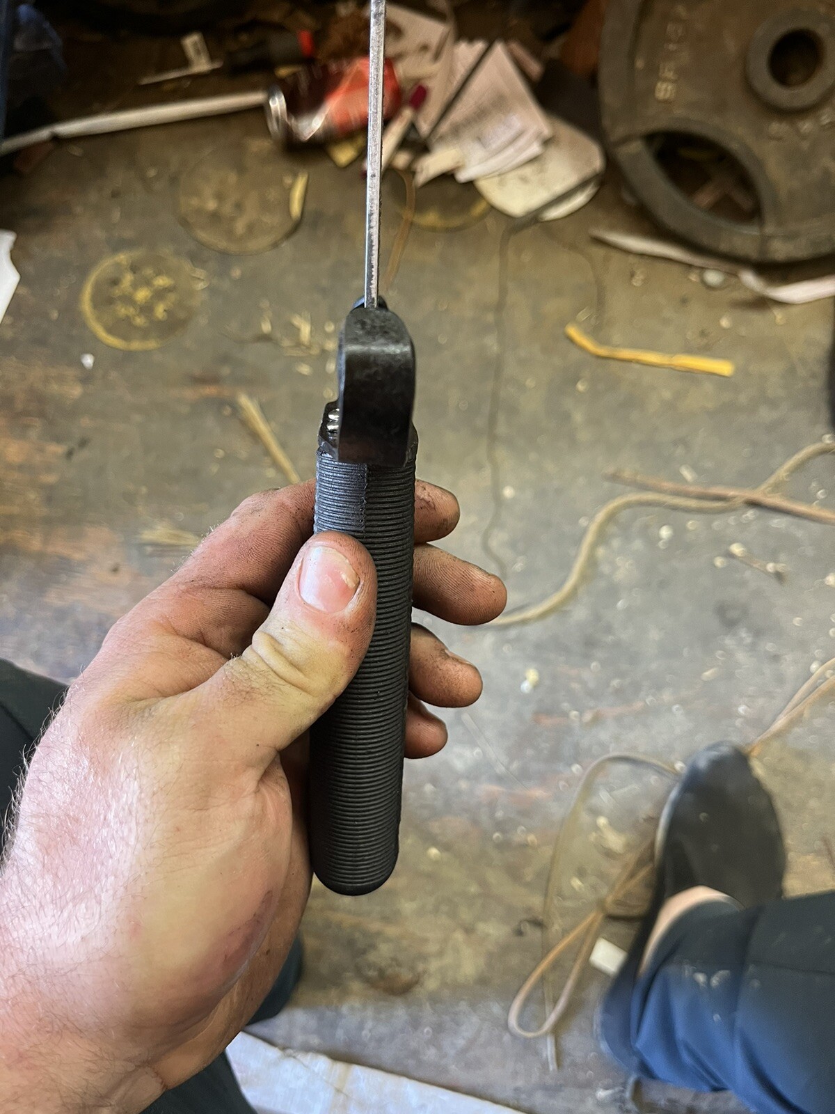 Custom Bart Moore Style Guard only for Cold Steel bowie machete 2.0