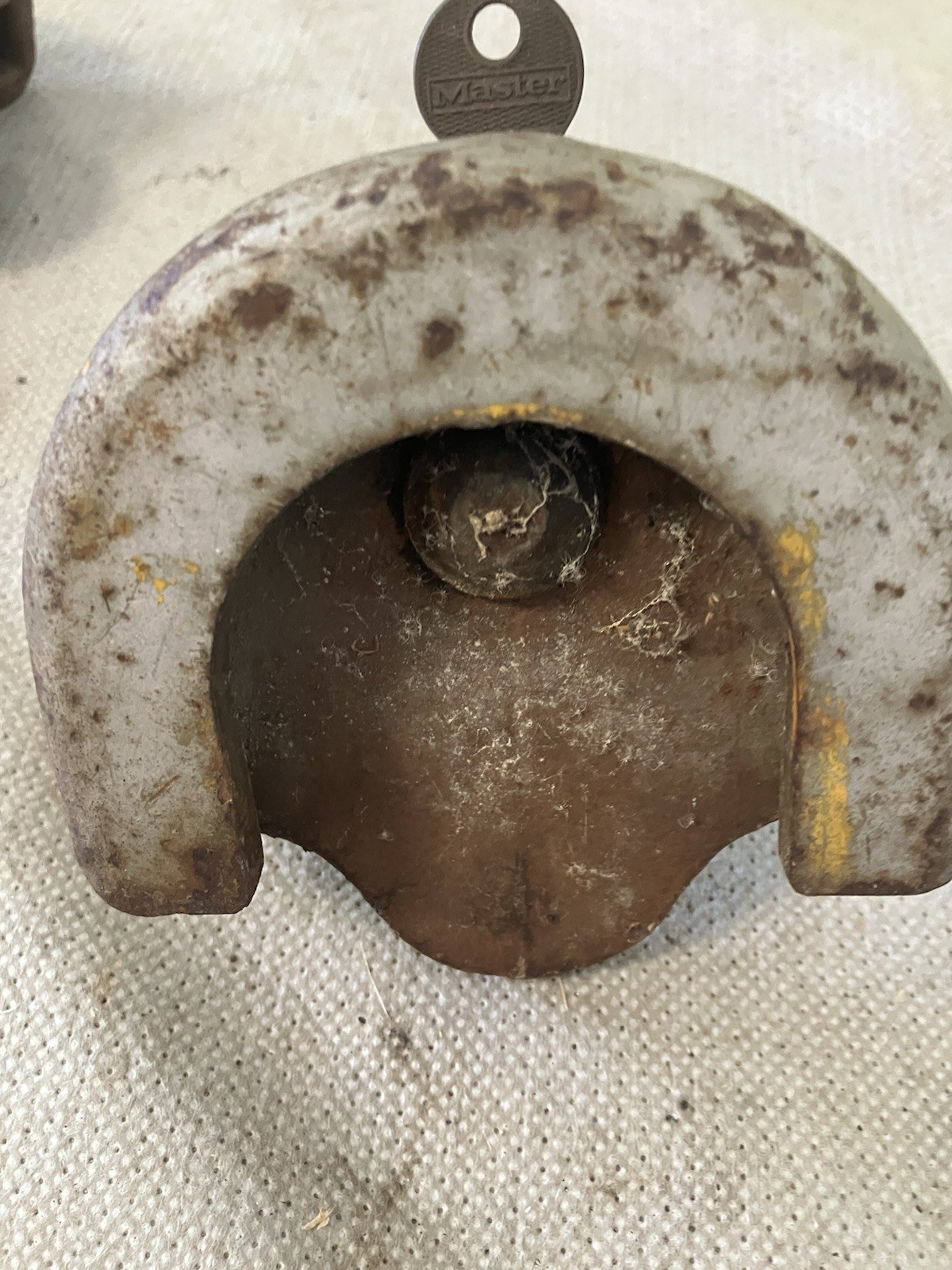 Vintage Trailer Tongue Lock