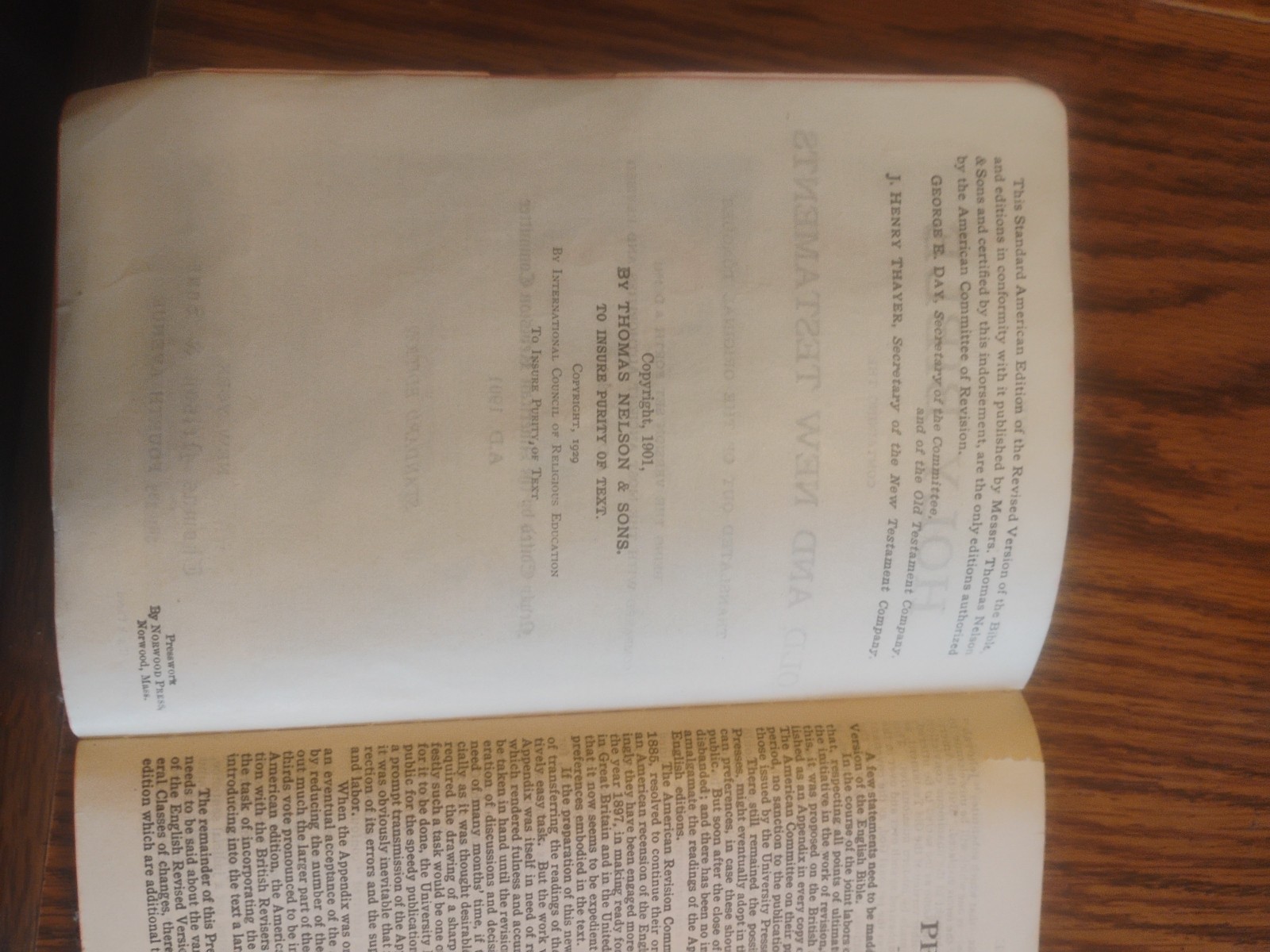 1929 AMERICAN STANDARD VERSION HOLY BIBLE!!!
