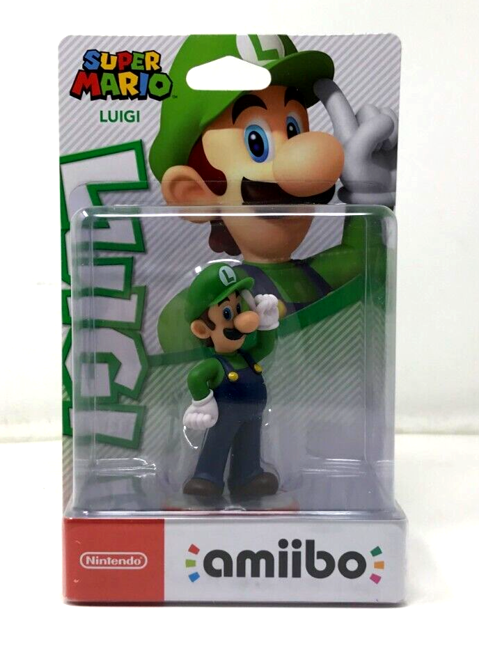 Luigi Amiibo Super Mario Series Nintendo Brand New & Factory Sealed!