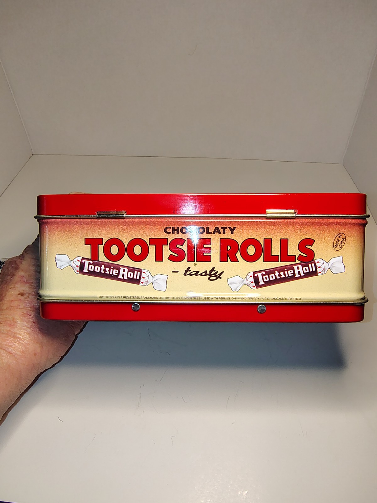 Never Used Tootsie Roll Metal Tin Lunch Box Style Retro Inspired Collectable