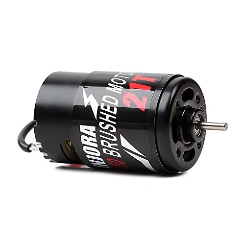 RC Motor 550 Brushed Waterproof Motor for 1:10 RC Crawler Axial SCX10 21T