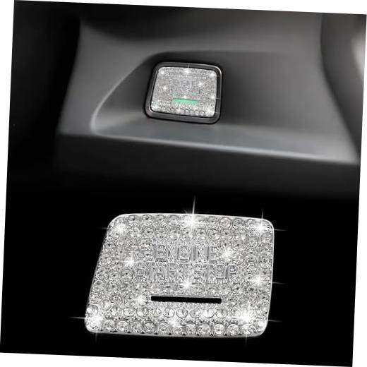 Bling Car Engine Start Button Cover Compatible with Chevy Camaro 2016-2024