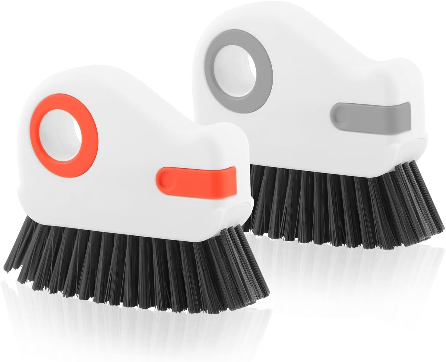 2Pcs 2 in 1 Groove Cleaning Brush, Window Track Cleaning Tools with Hidden Scrap